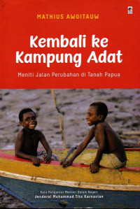 Kembali ke kampung adat
