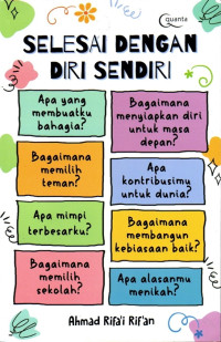 Selesai dengan diri sendiri